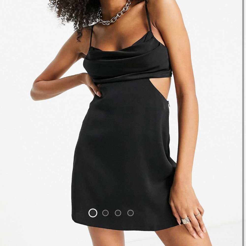 Dress black short